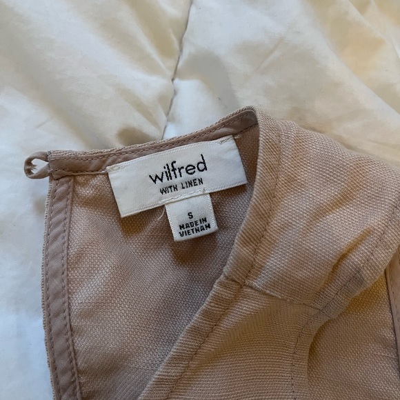 Tan Linen Wilfred Top - Picture 5 of 5